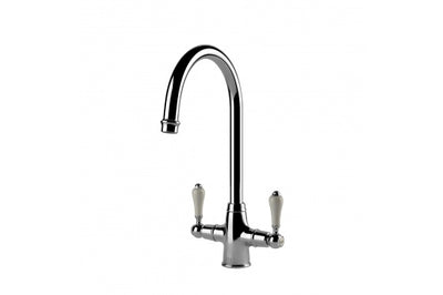 Ludlow Double Mixer Tap - Chrome