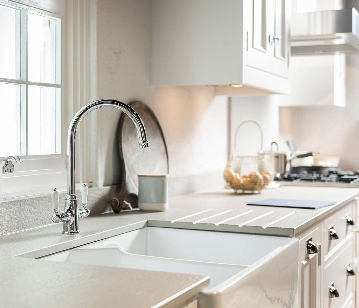 Ludlow Double Mixer Tap - Chrome