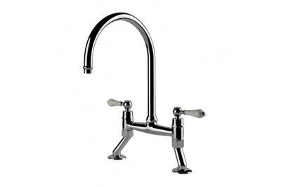 Ludlow Bridge Mixer Tap - Chrome