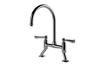Turner Hastings Ludlow Bridge Mixer Tap Chrome