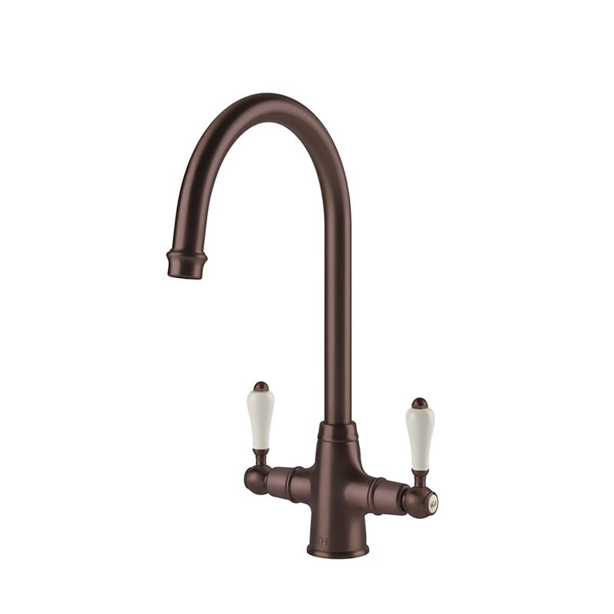 Turner Hastings Ludlow Double Mixer Tap English Bronze