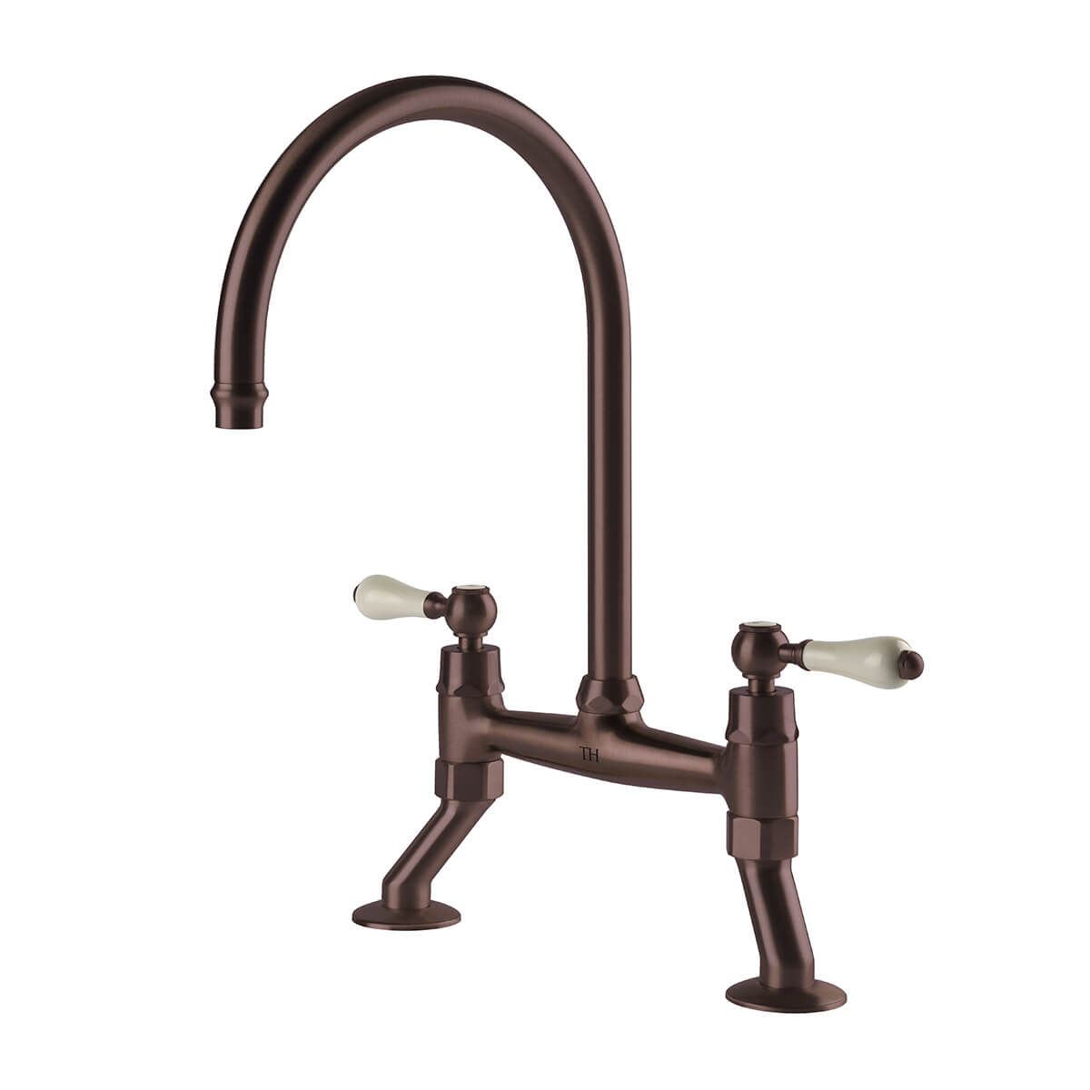 Turner Hastings Ludlow Bridge Mixer Tap - English Bronze
