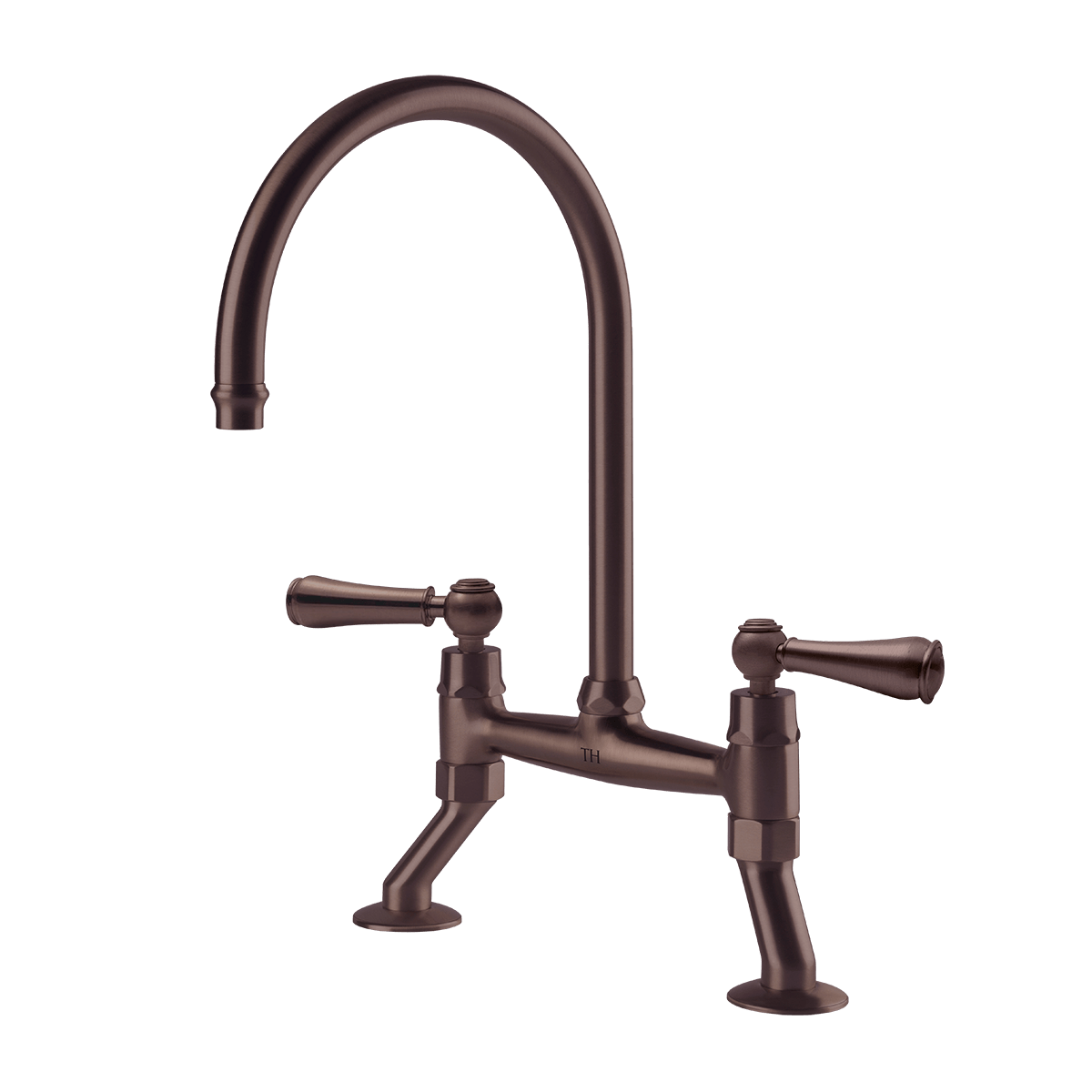 Turner Hastings Ludlow Bridge Mixer Tap - English Bronze