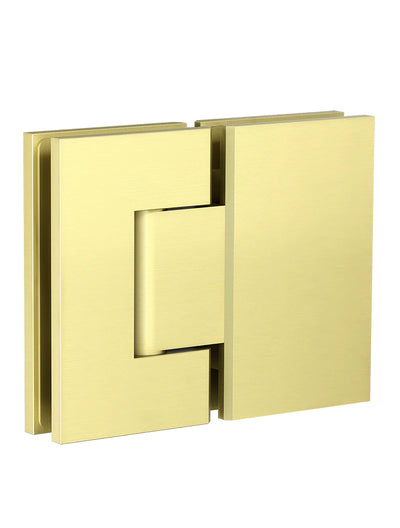 Meir Glass to Glass Shower Door Hinge - Tiger Bronze