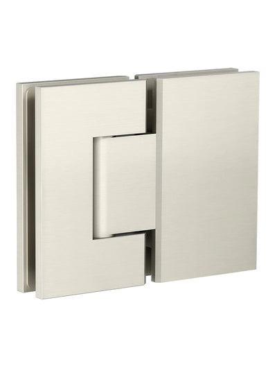 Meir Glass to Glass Shower Door Hinge - Brushed Nickel