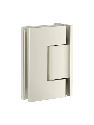 Meir Glass to Wall Shower Door Hinge - Brushed Nickel