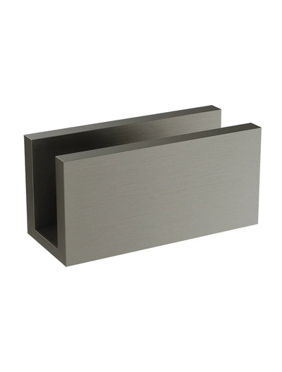 Meir Glass Fixing U Bracket Gunmetal