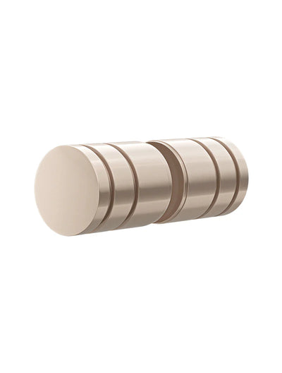 Meir Shower Door Round Handle Champagne