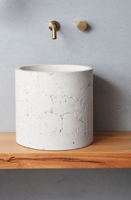 Nood Co Concrete Millie Raw Basin (21 concrete finishes)