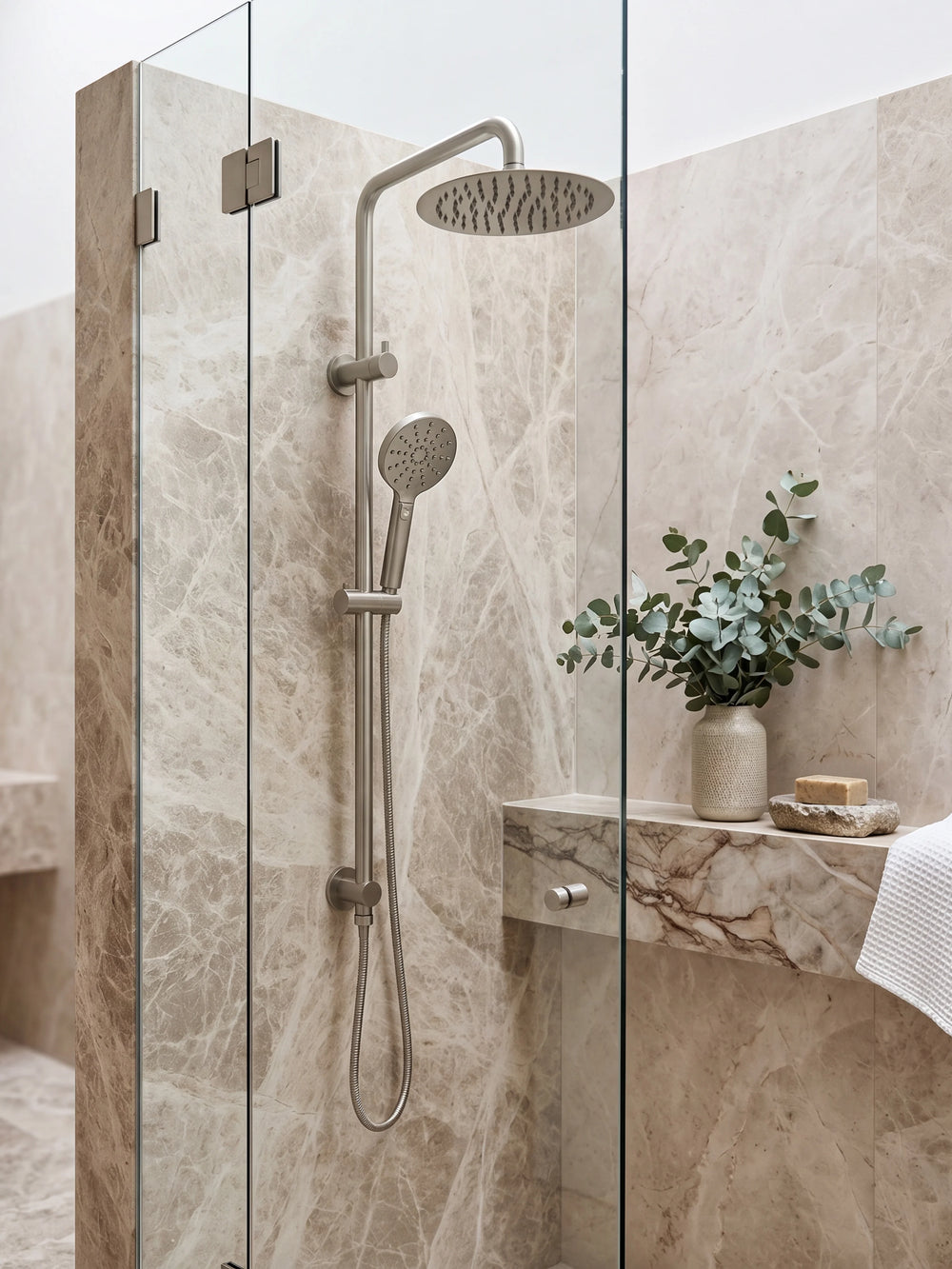 Mimi tapware in Warm Brushed Nickel