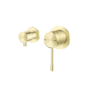 Bella Vista Mica Fluted Shower Mixer Diverter - Sideways - French Gold