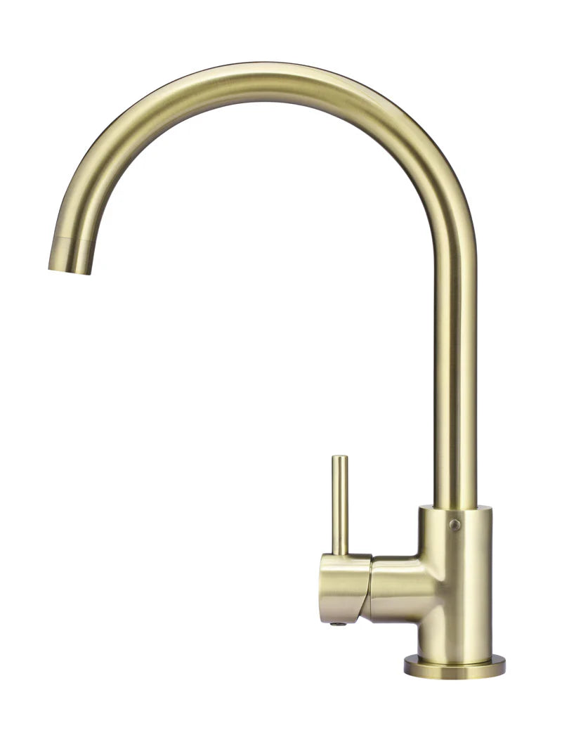 Meir Round Kitchen Mixer Tap - Tiger Bronze