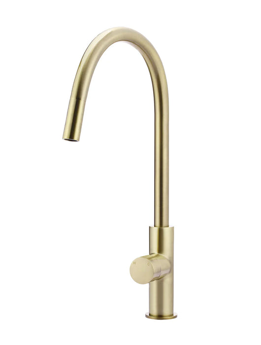 Meir Round Pinless Piccola Pull Out Kitchen Mixer Tap - Tiger Bronze