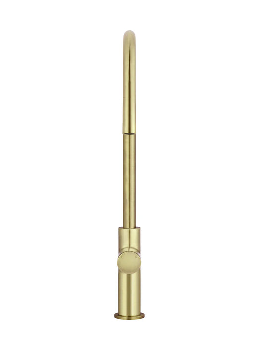 Meir Round Pinless Piccola Pull Out Kitchen Mixer Tap - Tiger Bronze
