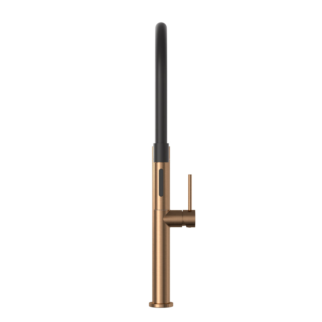 Meir Pull Down Kitchen Mixer With Magnetic Dock - Lustre Bronze