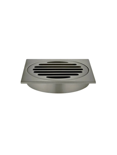 Meir Square Floor Grate Shower Drain 100mm outlet - Shadow