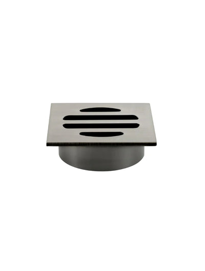Meir Square Floor Grate Shower Drain 50mm outlet - Gunmetal
