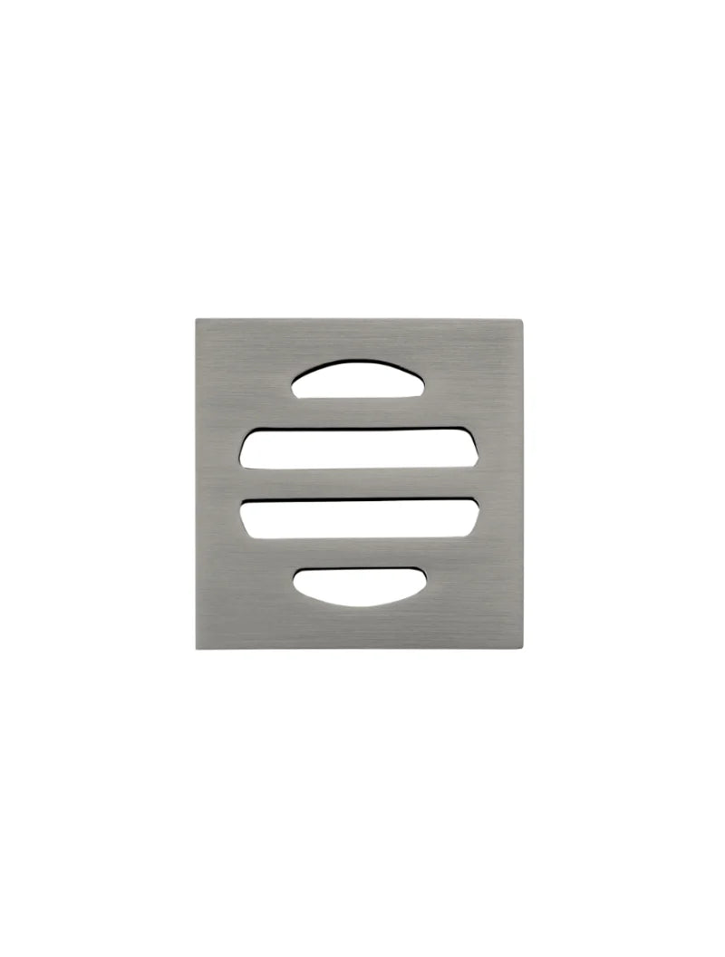 Meir Square Floor Grate Shower Drain 50mm outlet - Gunmetal