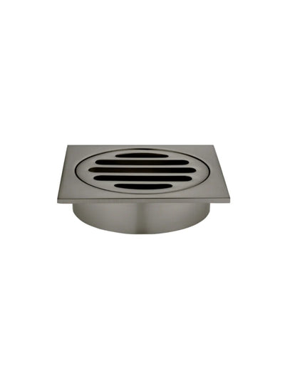 Meir Square Floor Grate Shower Drain 80mm outlet - Shadow