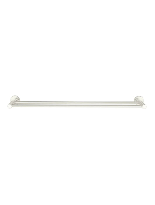 Meir Round Double Towel Rail 600mm - Brushed Nickel
