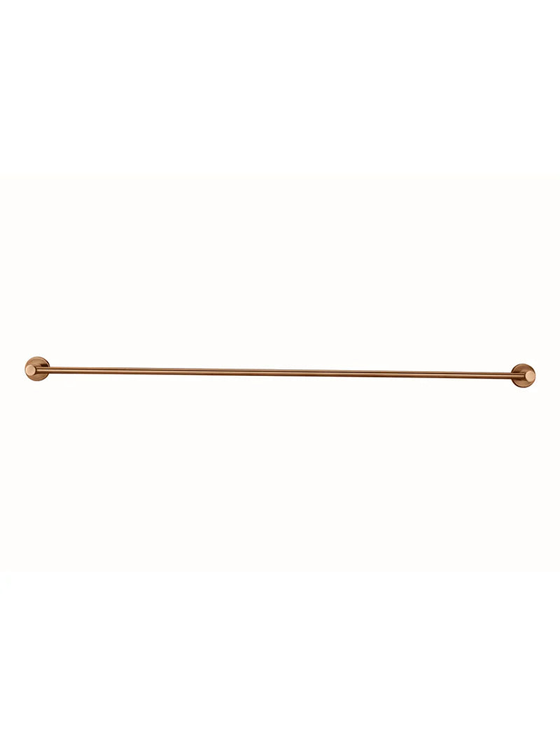 Meir Round Single Towel Rail Lustre Bronze