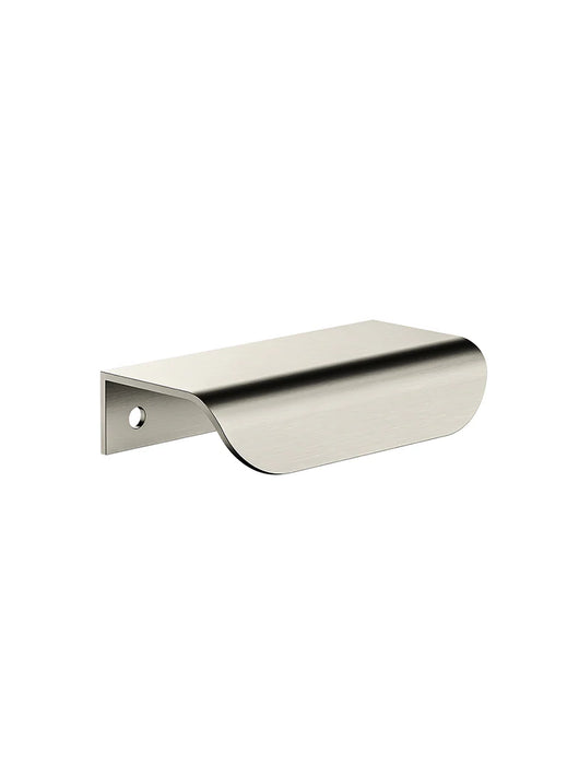 Meir Öppen Edge-Pull 75mm Cabinet Handle (Brushed) Brushed Nickel