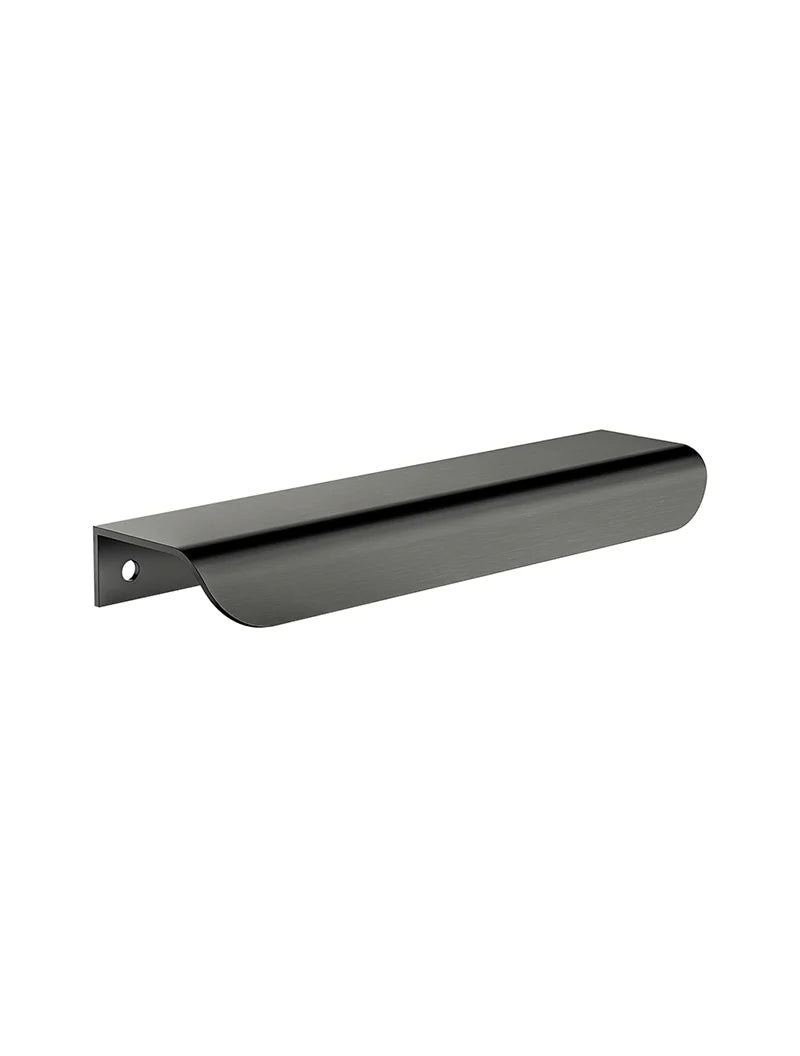 Meir Öppen Edge-Pull 150mm Cabinet Handle (Brushed) Gunmetal