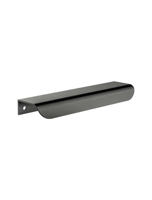 Meir Öppen Edge-Pull 150mm Cabinet Handle (Brushed) Gunmetal