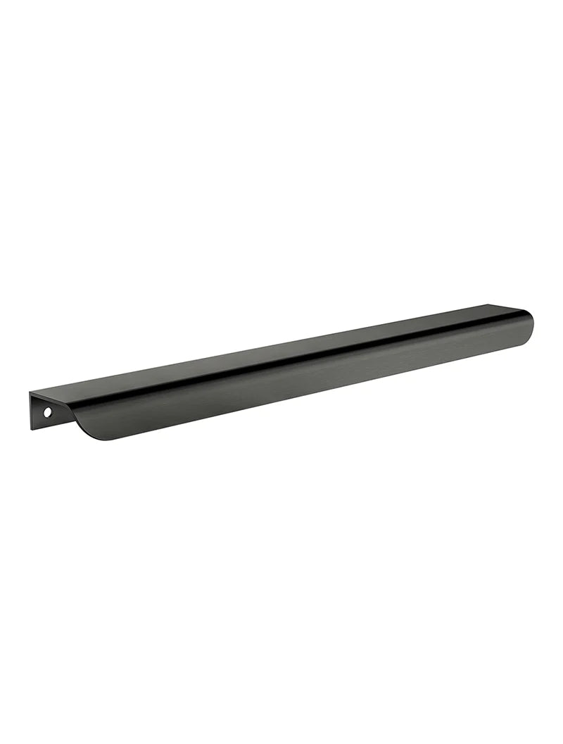 Meir Öppen Edge-Pull 300mm Cabinet Handle (Brushed) Gunmetal