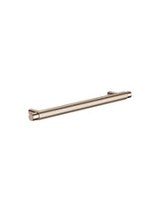 Meir Öppen Round Pull 200mm Cabinet Handle (Linear Knurled) Champagne