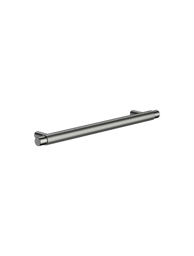Meir Öppen Round Pull 200mm Cabinet Handle (Linear Knurled) Gunmetal