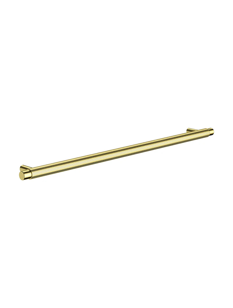 Meir Öppen Round Pull 328mm Cabinet Handle (Linear Knurled) Tiger Bronze