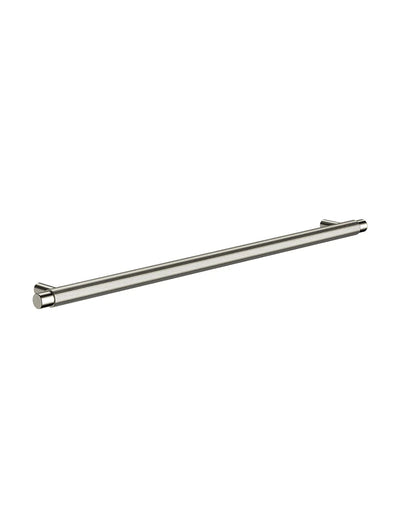 Meir Öppen Round Pull 328mm Cabinet Handle (Linear Knurled) Brushed Nickel