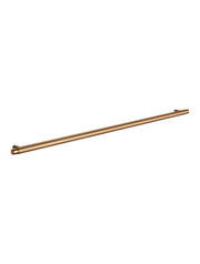 Meir Öppen Round Pull 520mm Cabinet Handle (Linear Knurled) Lustre Bronze