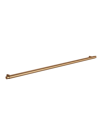 Meir Öppen Round Pull 520mm Cabinet Handle (Linear Knurled) Lustre Bronze