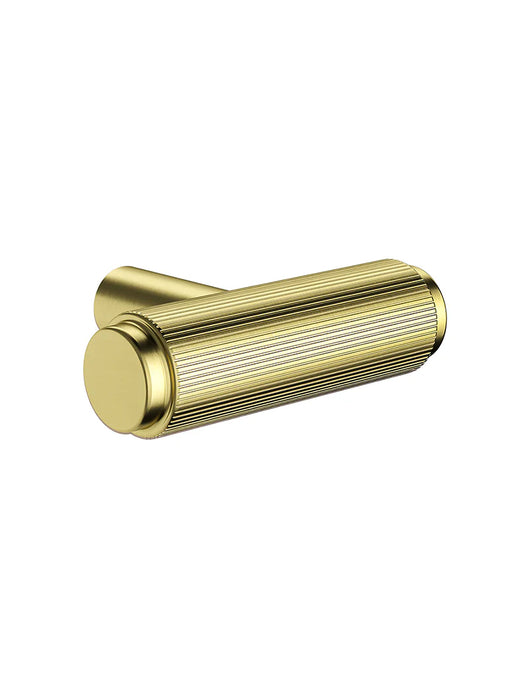 Meir Öppen T-Pull Cabinet Handle (Linear Knurled) Tiger Bronze