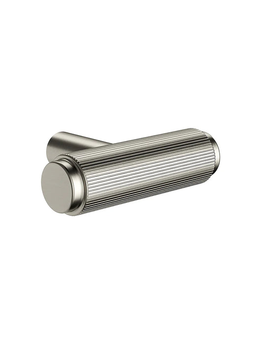 Meir Öppen T-Pull Cabinet Handle (Linear Knurled) Brushed Nickel