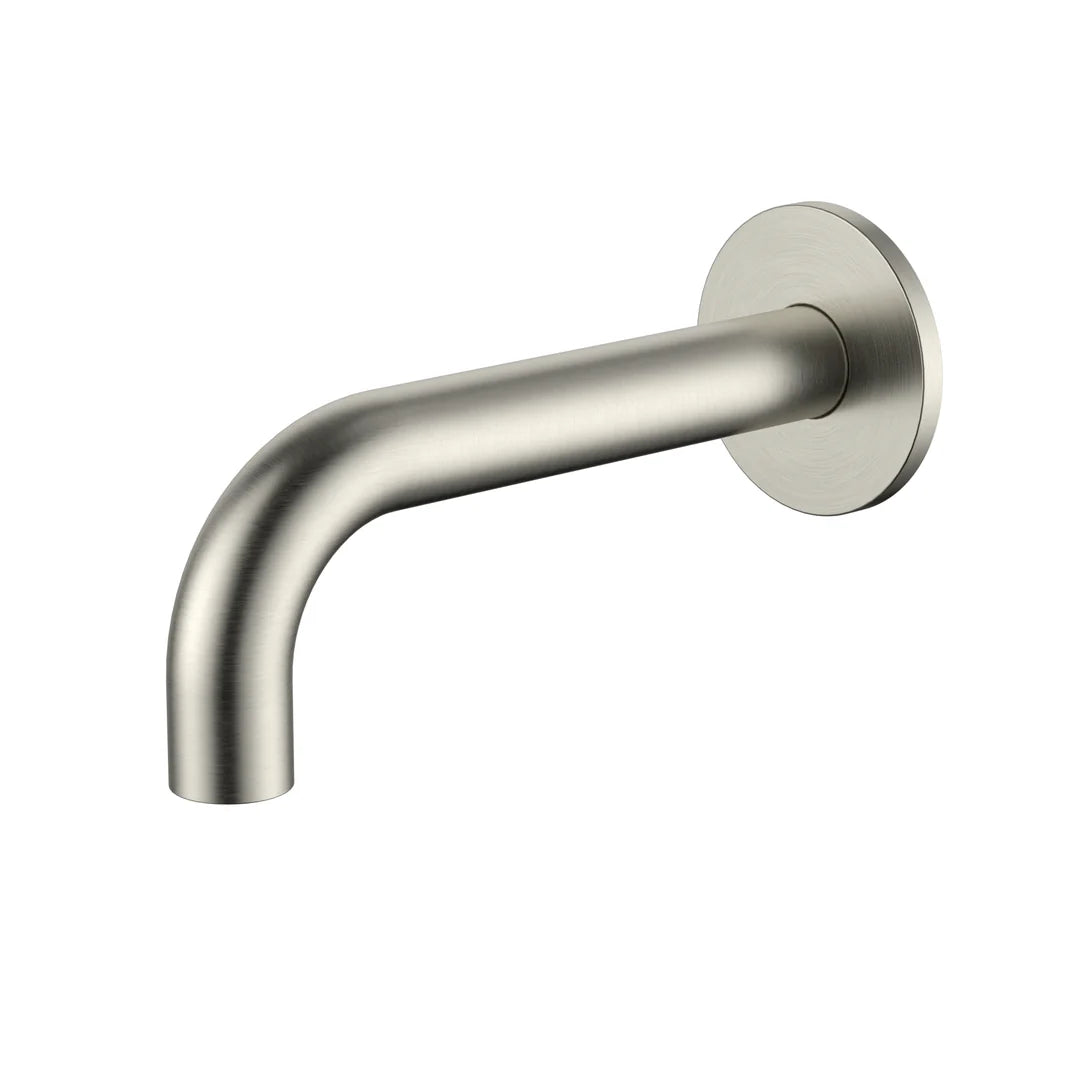 Meir Universal Round Curved Spout 170mm Brushed Nickel