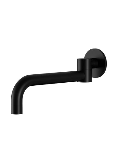Meir Round Swivel Wall Spout Matte Black