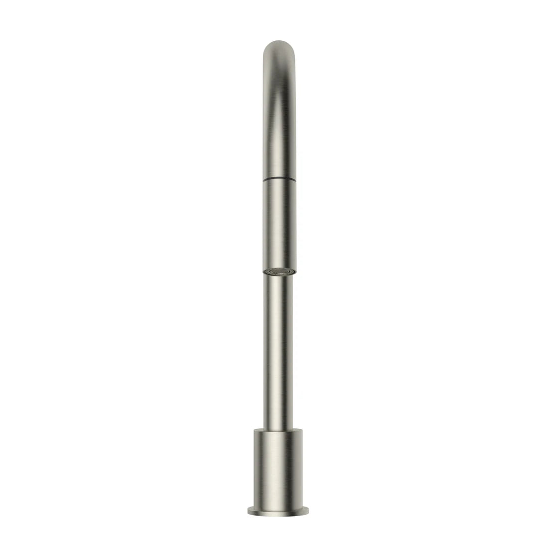 Meir Kitchen Hob Spout With Pull Out Nozzle Brushed Nickel