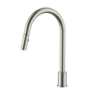 Meir Kitchen Hob Spout With Pull Out Nozzle Brushed Nickel
