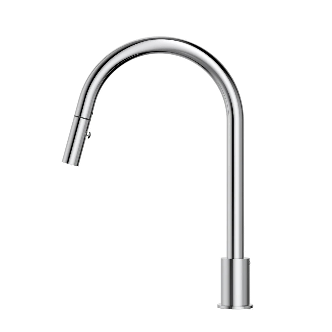 Meir Kitchen Hob Spout With Pull Out Nozzle Chrome