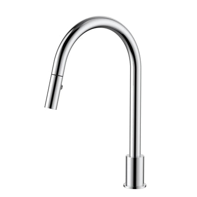 Meir Kitchen Hob Spout With Pull Out Nozzle Chrome