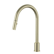 Meir Kitchen Hob Spout With Pull Out Nozzle Tiger Bronze