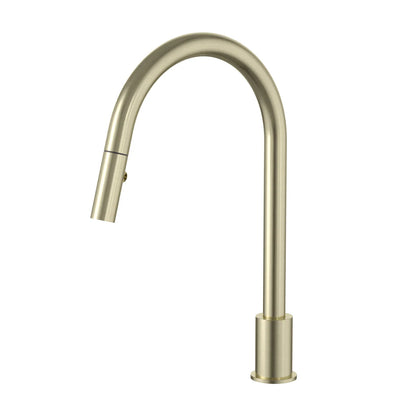 Meir Kitchen Hob Spout With Pull Out Nozzle Tiger Bronze