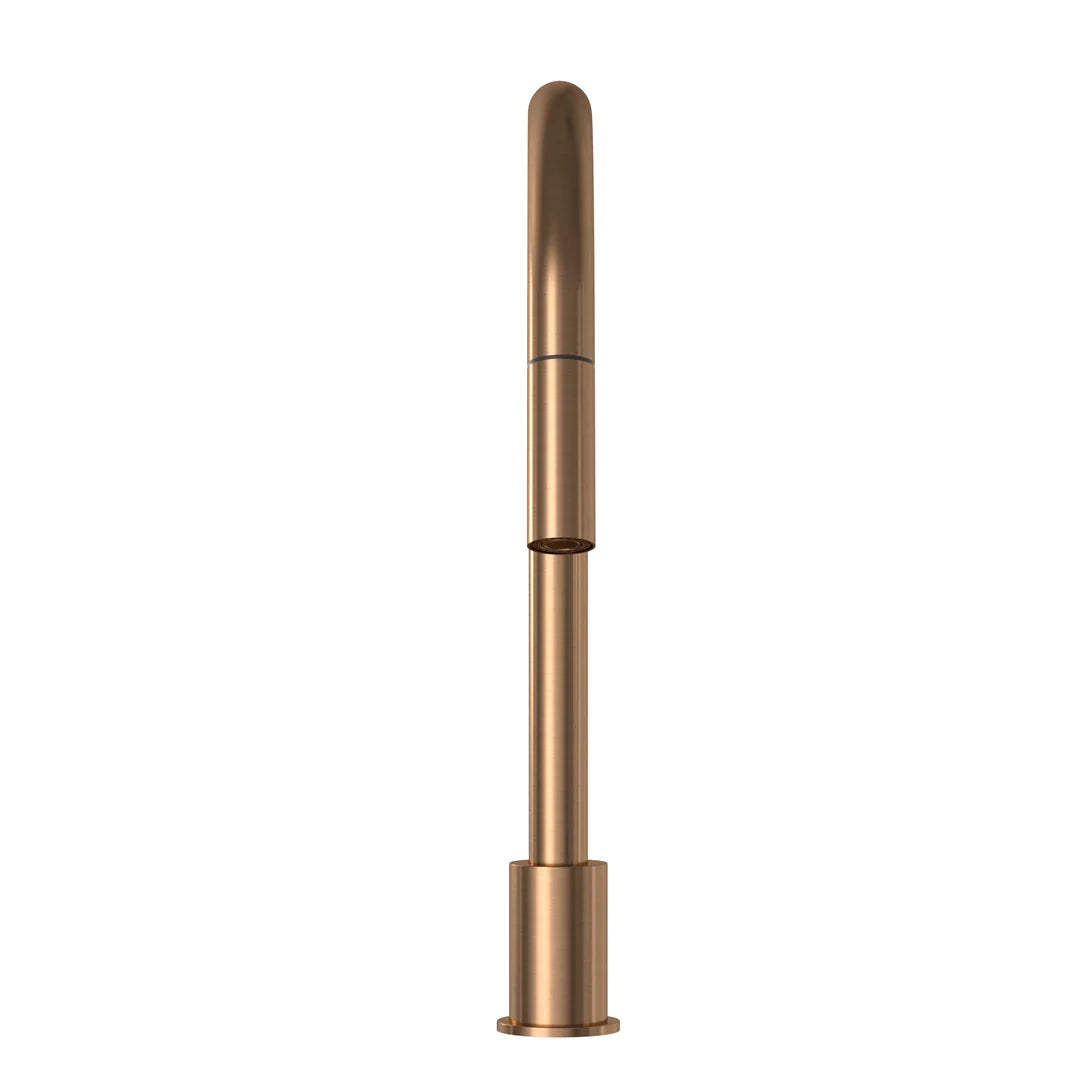 Meir Kitchen Hob Spout With Pull Out Nozzle Lustre Bronze