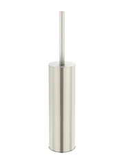 Meir Round Toilet Brush & Holder Brushed Nickel