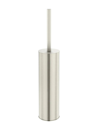 Meir Round Toilet Brush & Holder Brushed Nickel