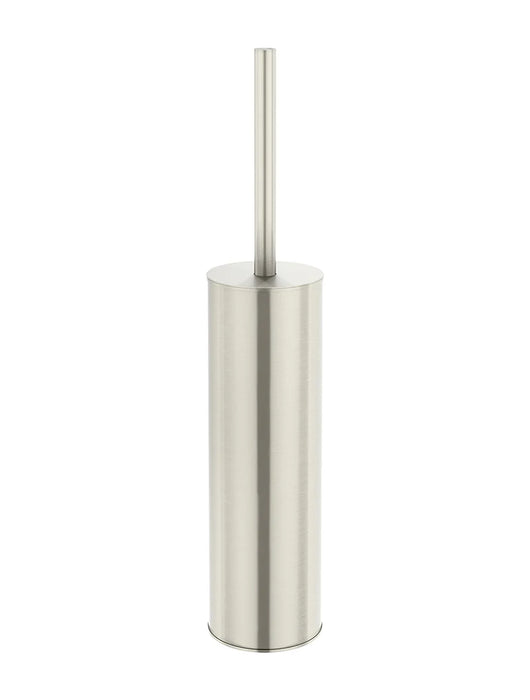 Meir Round Toilet Brush & Holder Brushed Nickel