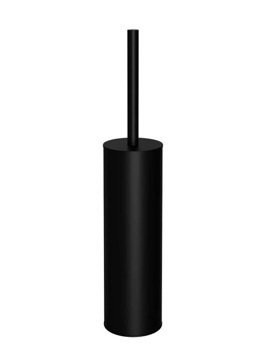 Round Toilet Brush & Holder Matte Black